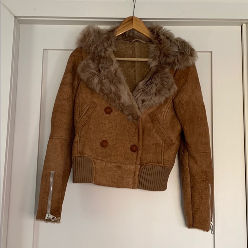 LIVEN lamb leather jacket